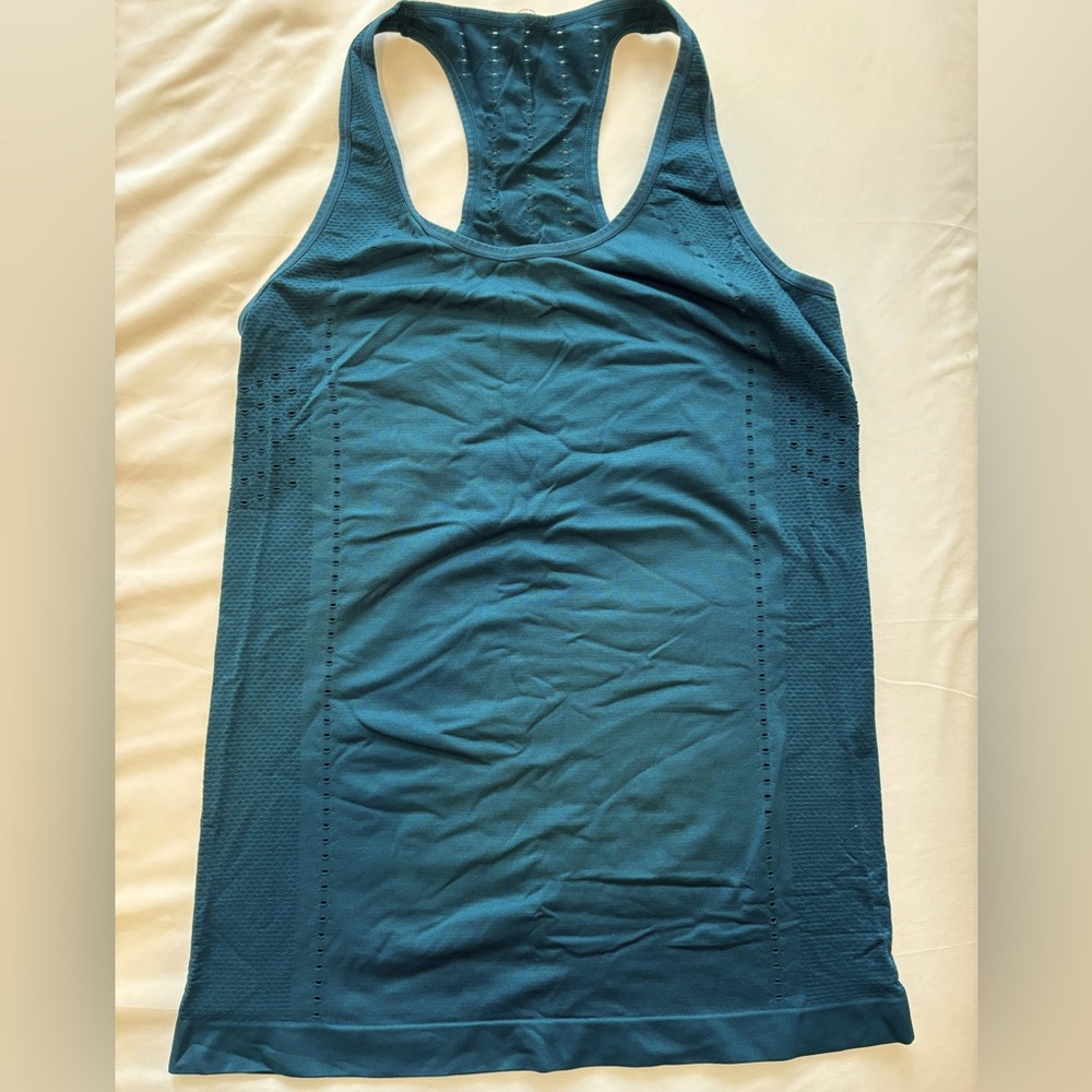 Fabletics Seamless Teal 🩱Blue Top Size: Small